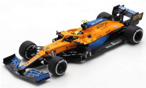 Miniature McLaren F1 1/43 Spark MCL35M No.4 Team Formel 1 GP Italien 2021 McLaren F1 1/43 Spark MCL35M No.4 Team Formel 1 GP Italien 2021 miniature