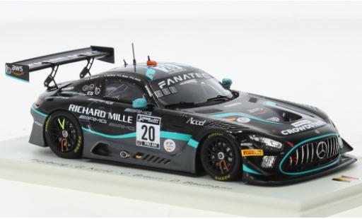 Miniature Mercedes AMG GT 1/43 Spark 3 No.20 SPS Automotive Performance 24h Spa 2021 Mercedes AMG GT 1/43 Spark 3 No.20 SPS Automotive Performance 24h Spa 2021 miniature