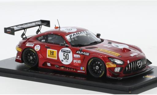 Miniature Mercedes AMG GT 1/43 Spark 3 No.50 Hub voiture 24h Spa 2021 Mercedes AMG GT 1/43 Spark 3 No.50 Hub voiture 24h Spa 2021 miniature