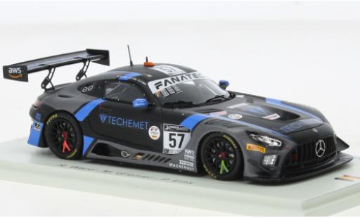 Miniature Mercedes AMG GT 1/43 Spark 3 No.57 Winward Racing 24h Spa 2021 Mercedes AMG GT 1/43 Spark 3 No.57 Winward Racing 24h Spa 2021 miniature