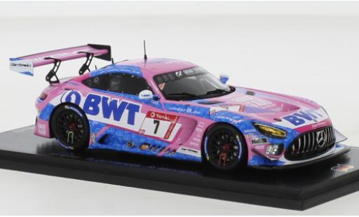 Miniature Mercedes AMG GT 1/43 Spark 3 No.7 AMG Team Getspeed BWT 24h Nuerburgring 2021 Mercedes AMG GT 1/43 Spark 3 No.7 AMG Team Getspeed BWT 24h Nuerburgring 2021 miniature