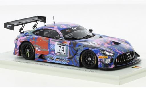 Miniature Mercedes AMG GT 1/43 Spark 3 No.74 Ram Racing 24h Spa 2020 Mercedes AMG GT 1/43 Spark 3 No.74 Ram Racing 24h Spa 2020 miniature