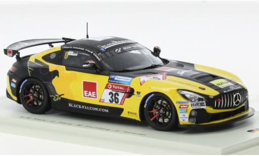 Miniature Mercedes AMG GT 1/43 Spark 4 No.36 Black Falcon Team TEXTAR 24h Nürburgring 2021 Mercedes AMG GT 1/43 Spark 4 No.36 Black Falcon Team TEXTAR 24h Nürburgring 2021 miniature