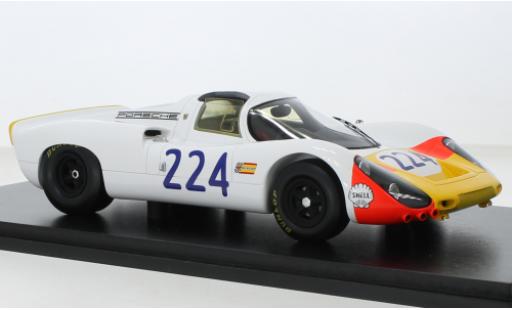 Porsche 907 1/18 Spark No.224 Targa Florio 1968 miniature