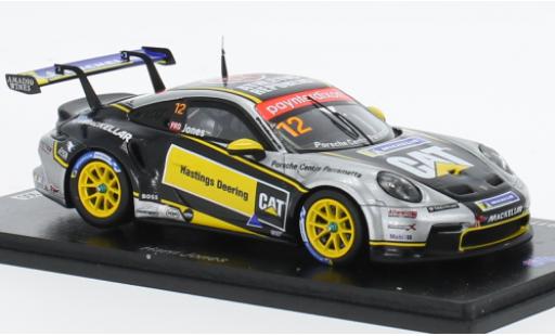 Porsche 991 GT3 Cup 1/43 Spark 911  No.12 CAT Carrera Cup Australia 2022 miniature