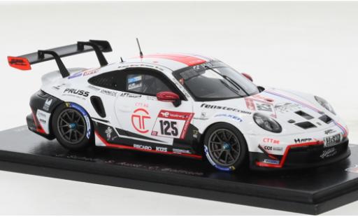 Porsche 991 GT3 Cup 1/43 Spark 911  No.125 Huber Motorsport 24h Nürburgring 2022 miniature