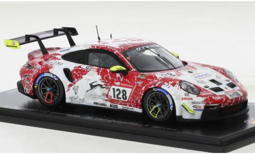 Porsche 991 GT3 Cup 1/43 Spark 911  No.128 Frikadelli Racing Team 24h Nürburgring 2022 miniature