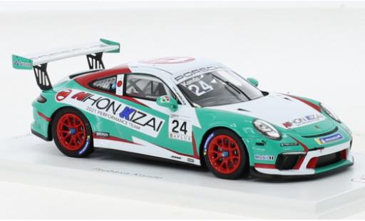Porsche 991 GT3 Cup 1/43 Spark 911  No.24 Carrera Cup Japan 2021 miniature