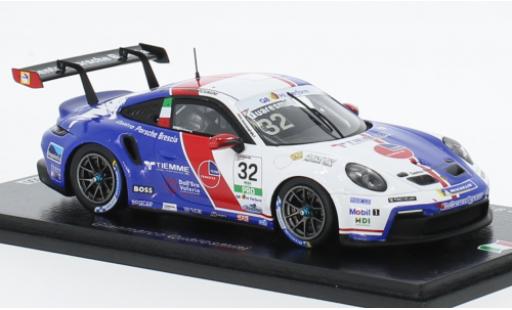Porsche 991 GT3 Cup 1/43 Spark 911  No.32 Carrera Cup Italia 2022 miniature