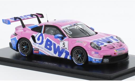 Porsche 991 GT3 Cup 1/43 Spark 911  No.5 BWT Supercup 2022 miniature