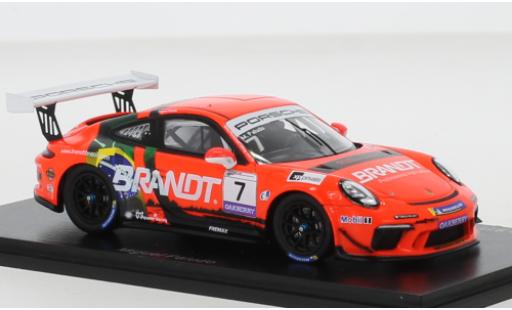 Miniature Porsche 992 GT3 1/43 Spark 911 (991) Cup No.7 Carrera Cup Brasilien 2020 Porsche 992 GT3 1/43 Spark 911 (991) Cup No.7 Carrera Cup Brasilien 2020 miniature