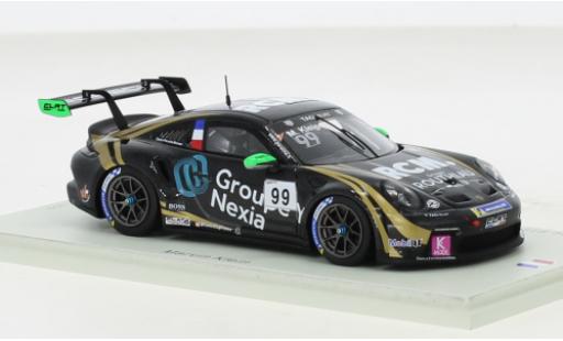 Porsche 991 GT3 Cup 1/43 Spark 911  No.99 Carrera Cup France 2021 miniature