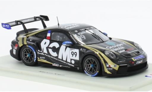 Porsche 991 GT3 Cup 1/43 Spark 911  No.99 Carrera Cup France 2022 miniature
