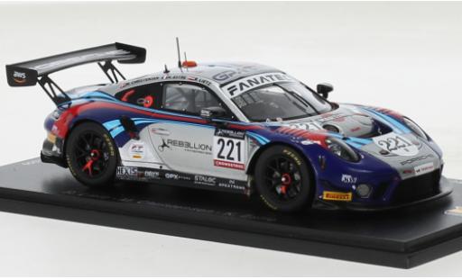 Miniature Porsche 991 GT3 R 1/43 Spark 911  No.221 GPX Martini Racing 24h Spa 2022 Porsche 991 GT3 R 1/43 Spark 911  No.221 GPX Martini Racing 24h Spa 2022 miniature