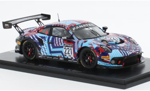 Miniature Porsche 991 GT3 R 1/43 Spark 911  No.221 GPX Martini Racing Spa Test Days 2022 Porsche 991 GT3 R 1/43 Spark 911  No.221 GPX Martini Racing Spa Test Days 2022 miniature