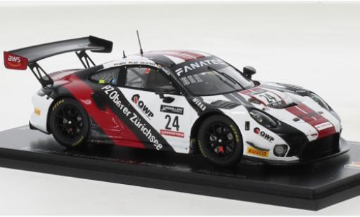 Miniature Porsche 991 GT3 R 1/43 Spark 911  No.24 Herberth Motorsport 24h Spa 2022 Porsche 991 GT3 R 1/43 Spark 911  No.24 Herberth Motorsport 24h Spa 2022 miniature