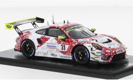 Miniature Porsche 991 GT3 R 1/43 Spark 911  No.31 Frikadelli Racing Team 24h Nuerburgring 2021 Porsche 991 GT3 R 1/43 Spark 911  No.31 Frikadelli Racing Team 24h Nuerburgring 2021 miniature