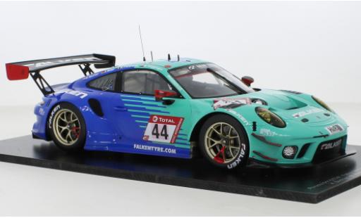 Miniature Porsche 991 GT3 R 1/18 Spark 911  No.44 Falken Motorsports Falken 24h Nürburgring 2021 Porsche 991 GT3 R 1/18 Spark 911  No.44 Falken Motorsports Falken 24h Nürburgring 2021 miniature