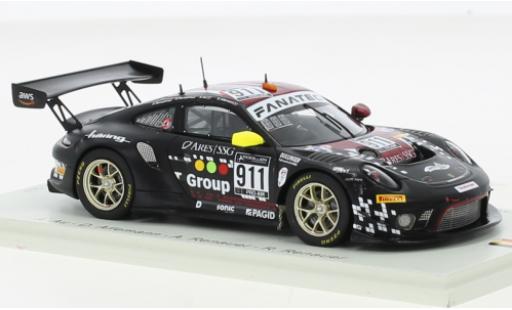 Miniature Porsche 991 GT3 R 1/43 Spark 911  No.911 Herberth Motorsport 24h Spa 2021 Porsche 991 GT3 R 1/43 Spark 911  No.911 Herberth Motorsport 24h Spa 2021 miniature