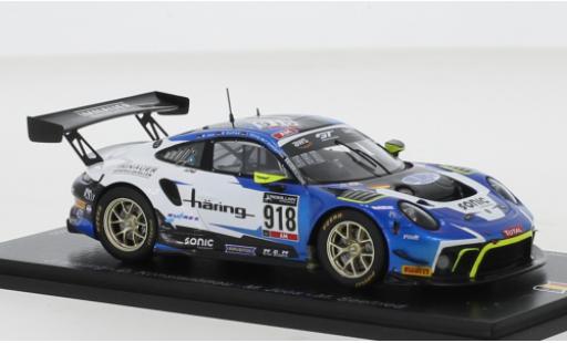 Miniature Porsche 992 GT3 R 1/43 Spark 911 (991) No.918 Herberth Motorsport 24h Spa 2020 Porsche 992 GT3 R 1/43 Spark 911 (991) No.918 Herberth Motorsport 24h Spa 2020 miniature