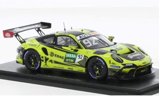 Miniature Porsche 991 GT3 R 1/43 Spark 911  No.92 Team SSR Performance DTM Nuerburgring 2021 Porsche 991 GT3 R 1/43 Spark 911  No.92 Team SSR Performance DTM Nuerburgring 2021 miniature