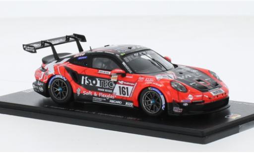 Miniature Porsche 992 GT3 1/43 Spark 911  Cup No.161 KKrämer Racing 24h Nuerburgring 2023 Porsche 992 GT3 1/43 Spark 911  Cup No.161 KKrämer Racing 24h Nuerburgring 2023 miniature