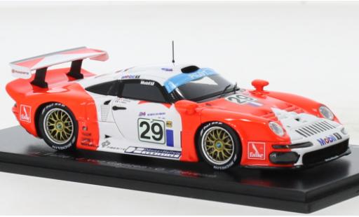Miniature Porsche 996 GT1 1/43 Spark 911 No.29 Ste JB Jabouille-Bouresche 24h Le Mans 1997 Porsche 996 GT1 1/43 Spark 911 No.29 Ste JB Jabouille-Bouresche 24h Le Mans 1997 miniature
