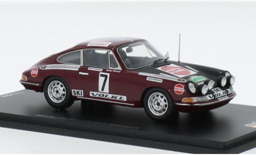 Miniature Porsche 911 1/43 Spark No.7 Rallye Bavaria 1970 Porsche 911 1/43 Spark No.7 Rallye Bavaria 1970 miniature