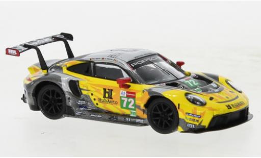 Porsche 911 1/64 Spark RSR-19 No.72 Hub voiture Racing 24h Le Mans 2021 miniature