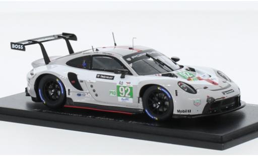 Porsche 911 1/43 Spark RSR-19 No.92 GT Team 24h Le Mans 2022 miniature