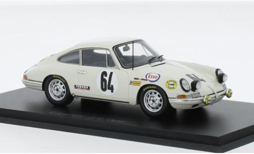Porsche 911 1/43 Spark T No.64 24h Le Mans 1968 miniature