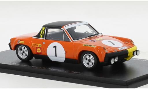 Miniature Porsche 914 1/43 Spark /6 No.1 Marathon de la Route 1970 Porsche 914 1/43 Spark /6 No.1 Marathon de la Route 1970 miniature