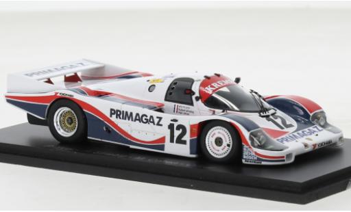 Miniature Porsche 956 1986 1/43 Spark No.12 24h Le Mans Porsche 956 1986 1/43 Spark No.12 24h Le Mans miniature
