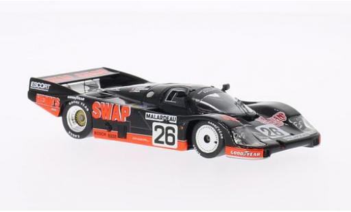 Miniature Porsche 956 1984 1/43 Spark No.26 Swap Shop 24h Le Mans Porsche 956 1984 1/43 Spark No.26 Swap Shop 24h Le Mans miniature