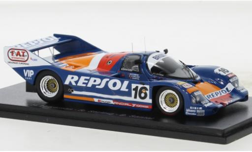 Miniature Porsche 962 1991 1/43 Spark C No.16 Repsol 24h Le Mans Porsche 962 1991 1/43 Spark C No.16 Repsol 24h Le Mans miniature