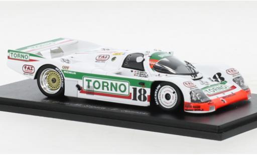 Miniature Porsche 962 1986 1/43 Spark C RHD No.18 Brun Motorsport Torno 24h Le Mans Porsche 962 1986 1/43 Spark C RHD No.18 Brun Motorsport Torno 24h Le Mans miniature