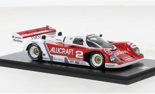 Miniature Porsche 962 1990 1/43 Spark C RHD No.2 Alucraft IMSA 24h Daytona Porsche 962 1990 1/43 Spark C RHD No.2 Alucraft IMSA 24h Daytona miniature