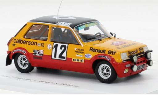 Miniature Renault 5 1/43 Spark Alpine Gr.2 No.12 Calberson Rallye WM Rallye Monte Carlo 1978 Renault 5 1/43 Spark Alpine Gr.2 No.12 Calberson Rallye WM Rallye Monte Carlo 1978 miniature