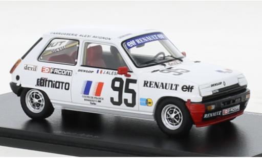 Renault 5 1/43 Spark Alpine Turbo No.9 Magny Cours 1983 miniature