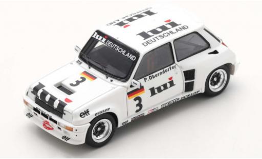 Renault 5 1/43 Spark Turbo No.3 Lui Turbo Eurocup 1981 miniature