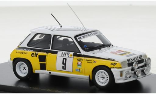 Miniature Renault 5 1/43 Spark Turbo No.9 Rallye WM Rallye Monte Carlo 1983 Renault 5 1/43 Spark Turbo No.9 Rallye WM Rallye Monte Carlo 1983 miniature