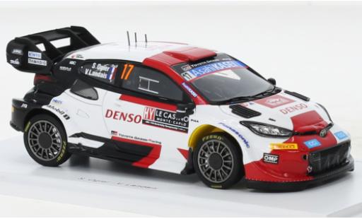 Miniature Toyota Yaris 1/43 Spark GR Rally1 hybride No.17 Gazoo Racing WRT Rallye WM Rallye Monte Carlo 2023 Toyota Yaris 1/43 Spark GR Rally1 hybride No.17 Gazoo Racing WRT Rallye WM Rallye Monte Carlo 2023 miniature