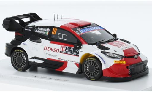 Miniature Toyota Yaris 1/43 Spark GR Rally1 hybride No.18 Gazoo Racing WRT Rallye WM Rallye Monte Carlo 2023 Toyota Yaris 1/43 Spark GR Rally1 hybride No.18 Gazoo Racing WRT Rallye WM Rallye Monte Carlo 2023 miniature
