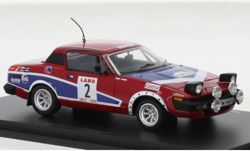 Miniature Triumph TR7 1/43 Spark No.2 Rallye Ypres 1978 Triumph TR7 1/43 Spark No.2 Rallye Ypres 1978 miniature