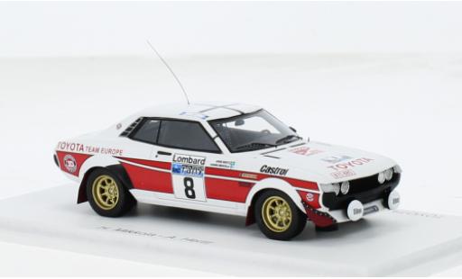 Toyota Celica 1/43 Spark 2000 GT (TA22) No.8 Rallye WM RAC Rallye 1977 1:43 miniature