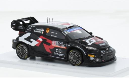Miniature Toyota Yaris 1/43 Spark GR Rally1 Hybrid No.18 Gazoo Racing WRT Rallye WM Rallye Monte Carlo 2024 1:43 Toyota Yaris 1/43 Spark GR Rally1 Hybrid No.18 Gazoo Racing WRT Rallye WM Rallye Monte Carlo 2024 1:43 miniature
