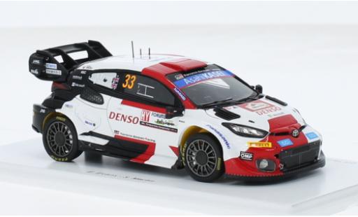 Miniature Toyota Yaris 1/43 Spark GR Rally1 Hybrid No.33 Gazoo Racing WRT Rallye WM Rallye Japan 2023 1:43 Toyota Yaris 1/43 Spark GR Rally1 Hybrid No.33 Gazoo Racing WRT Rallye WM Rallye Japan 2023 1:43 miniature