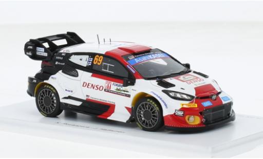 Miniature Toyota Yaris 1/43 Spark GR Rally1 Hybrid No.69 Gazoo Racing WRT Rallye WM Rallye Japan 2023 1:43 Toyota Yaris 1/43 Spark GR Rally1 Hybrid No.69 Gazoo Racing WRT Rallye WM Rallye Japan 2023 1:43 miniature