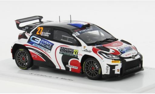 Miniature Toyota Yaris 1/43 Spark GR Rally2 No.27 Burton Racing Rallye WM Rallye Monte Carlo 2024 1:43 Toyota Yaris 1/43 Spark GR Rally2 No.27 Burton Racing Rallye WM Rallye Monte Carlo 2024 1:43 miniature