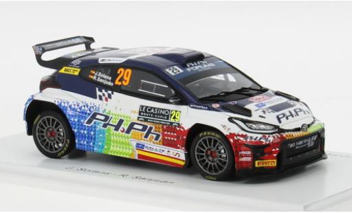 Miniature Toyota Yaris 1/43 Spark GR Rally2 No.29 Rallye WM Rallye Monte Carlo 2024 1:43 Toyota Yaris 1/43 Spark GR Rally2 No.29 Rallye WM Rallye Monte Carlo 2024 1:43 miniature